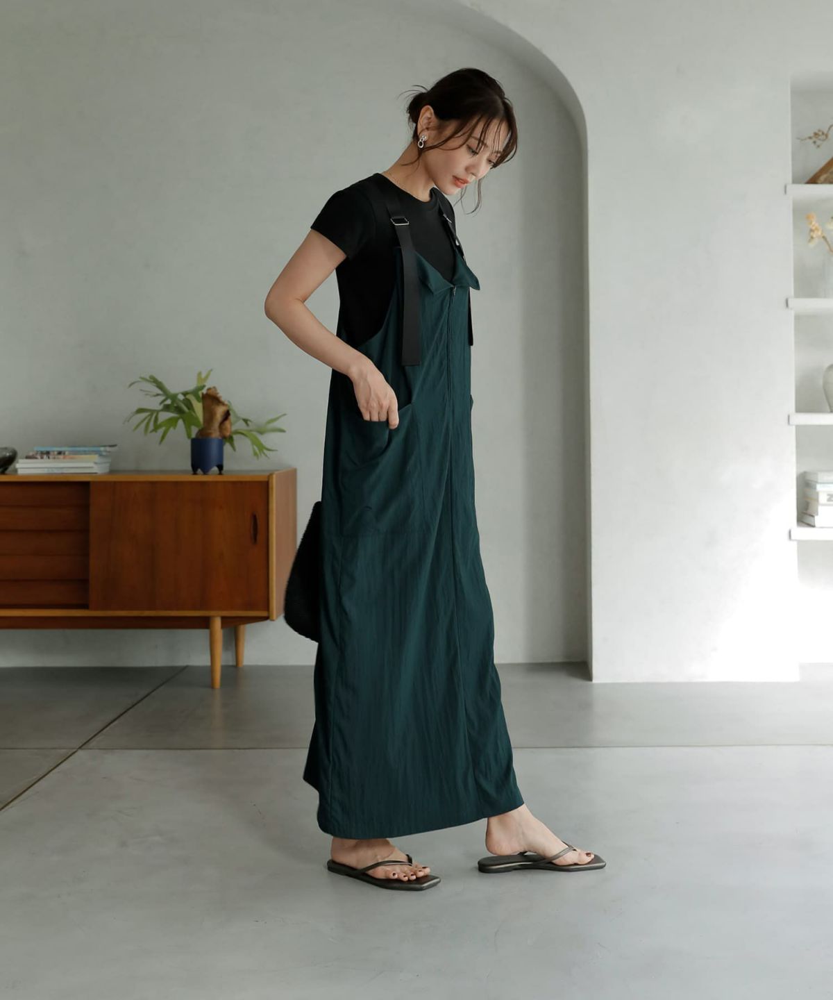 着用イメージ 166㎝　02サイズ　ダークグリーン