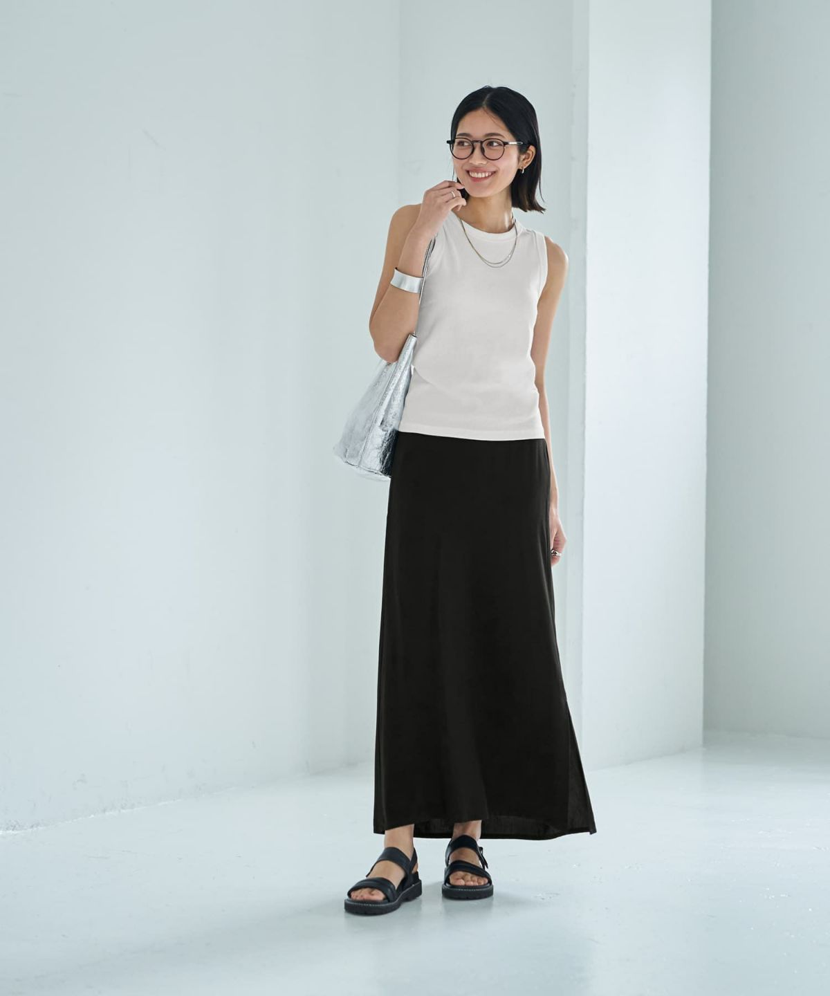 着用イメージ 166cm 02サイズ ネイビー