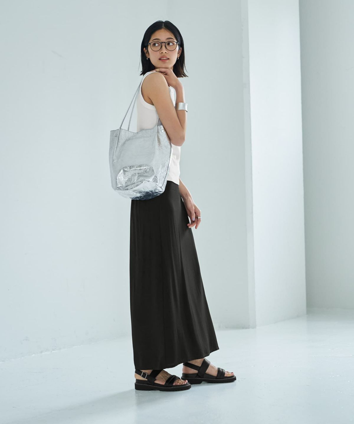 着用イメージ 166cm 02サイズ ブラック