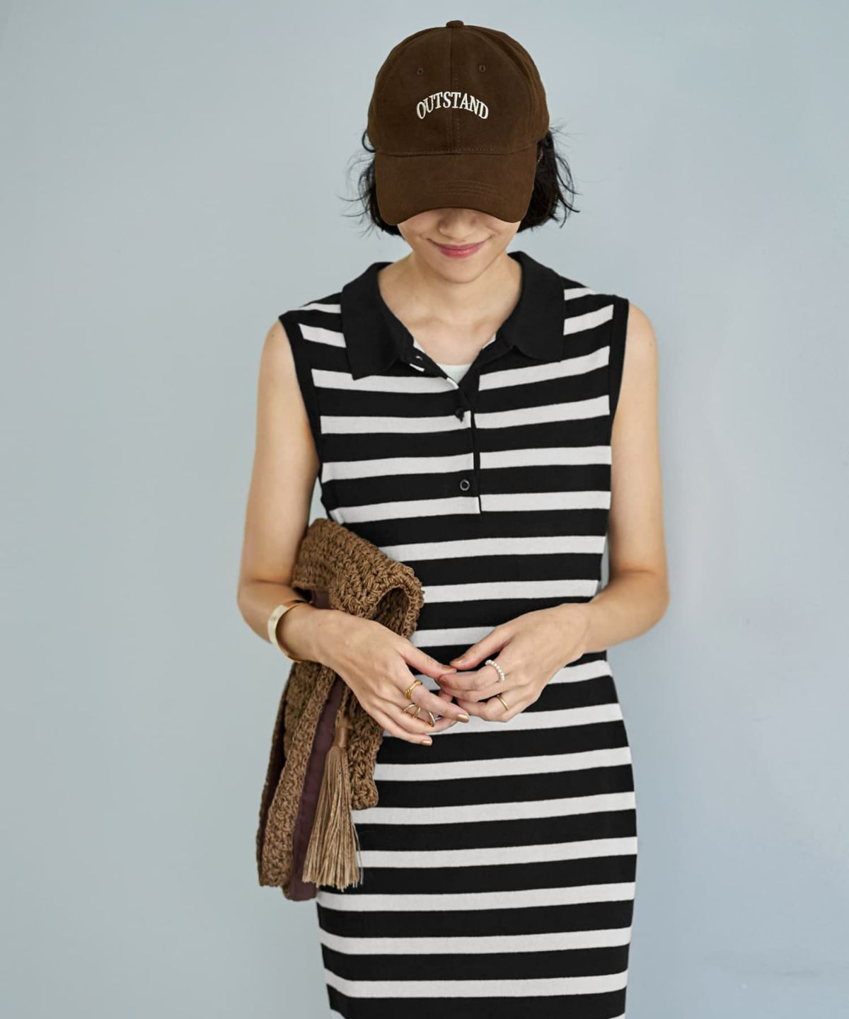 着用イメージ 167cm　02サイズ　ブラック