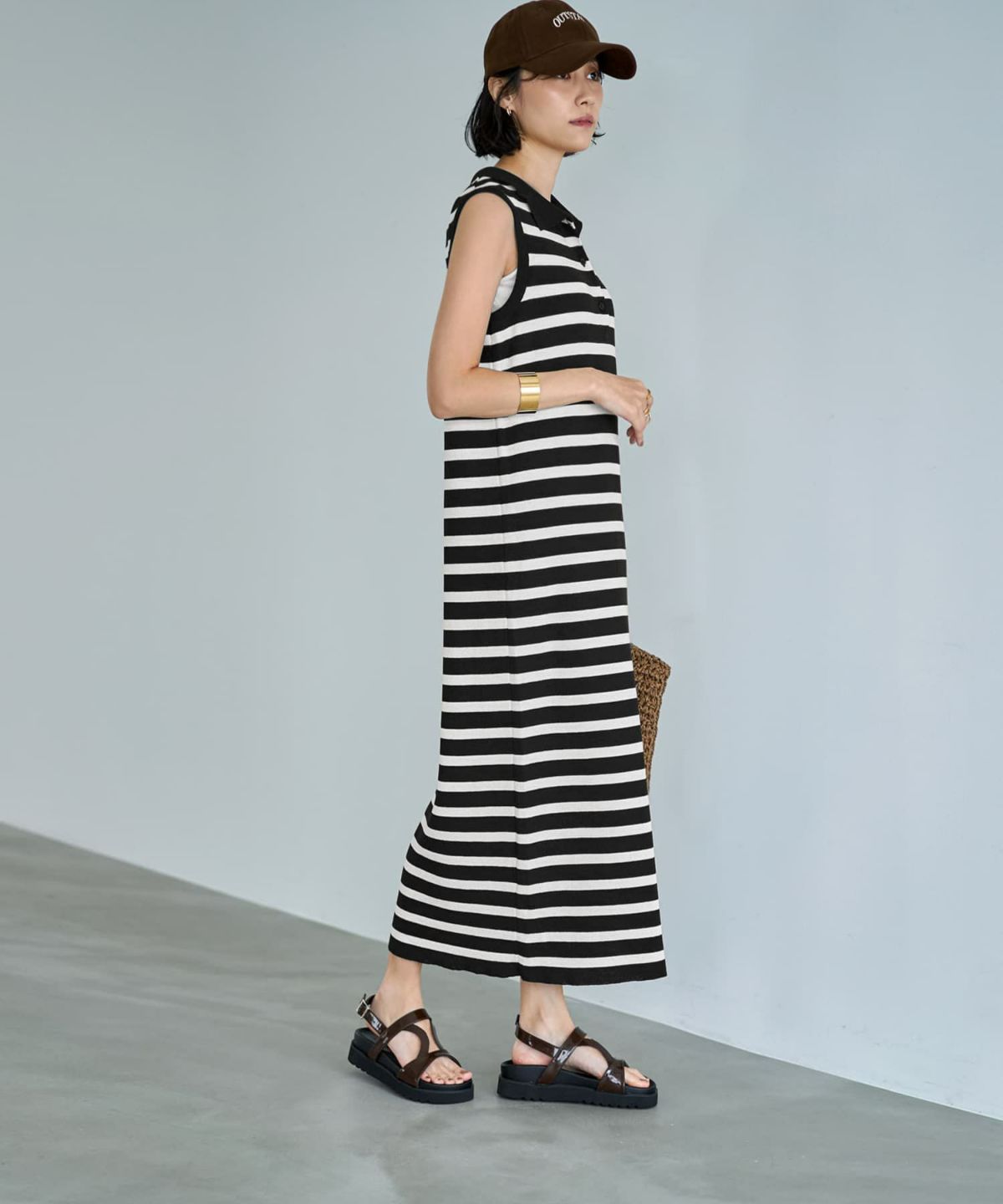 着用イメージ 167cm　02サイズ　ブラック