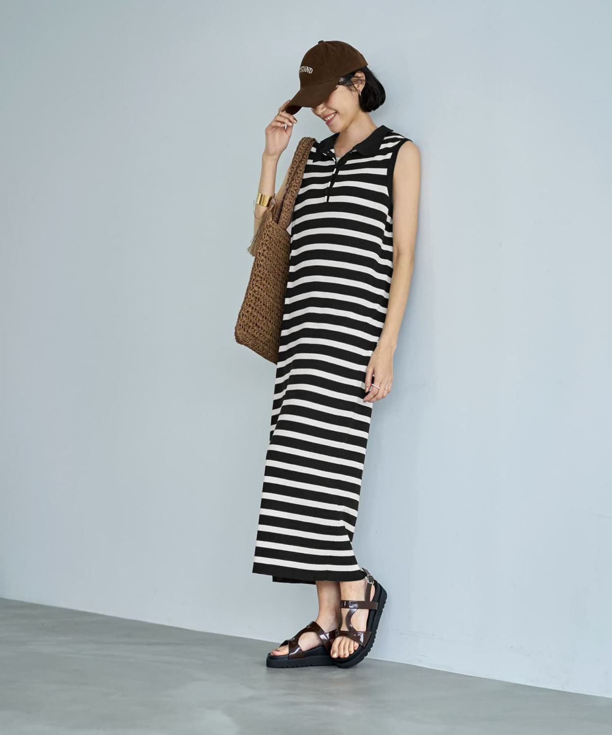 着用イメージ 167cm　02サイズ　ブラック