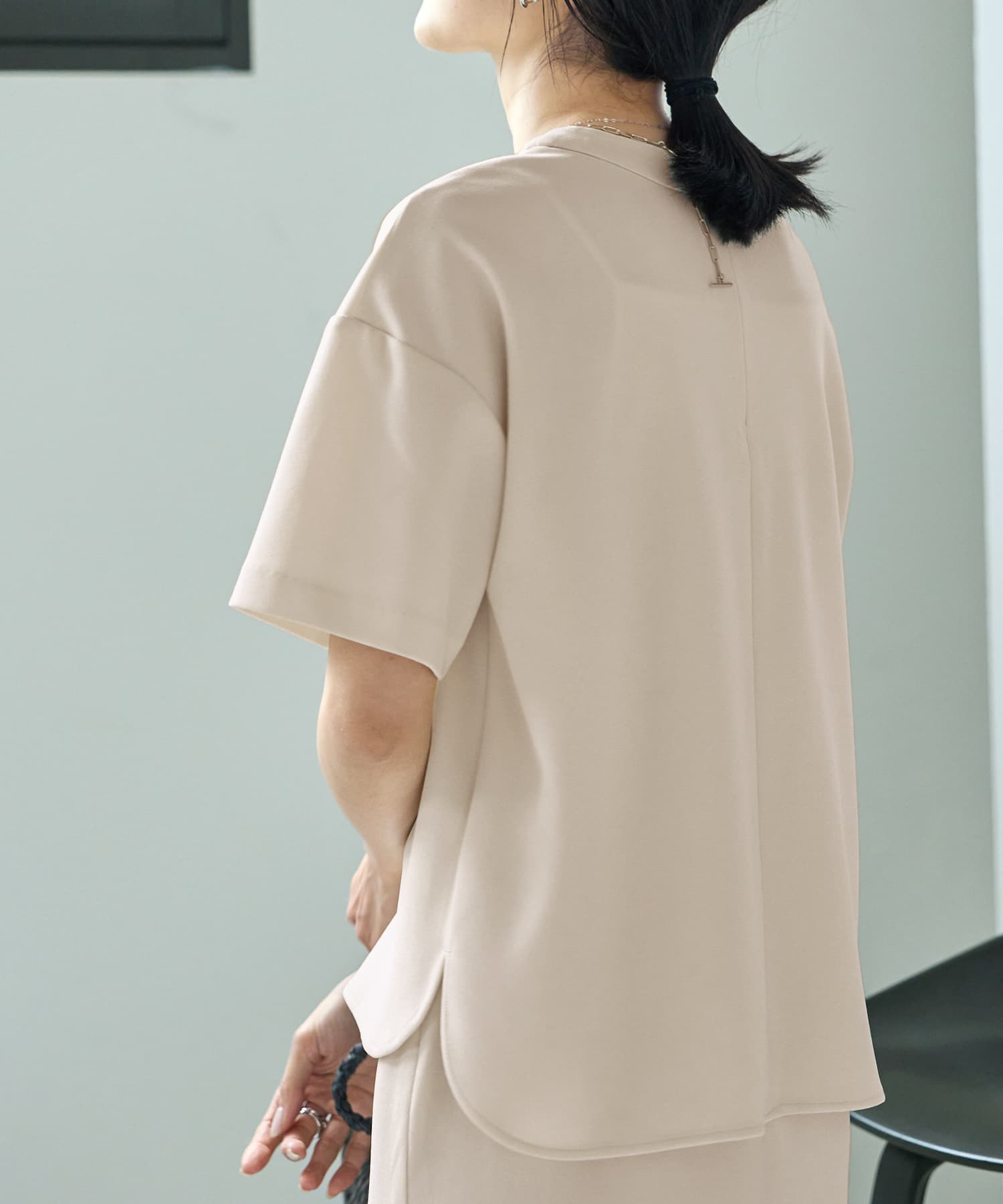 着用イメージ 165cm Sサイズ エクリュ