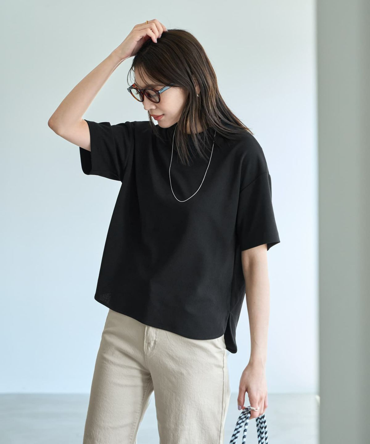 着用イメージ 166cm Sサイズ ブラック