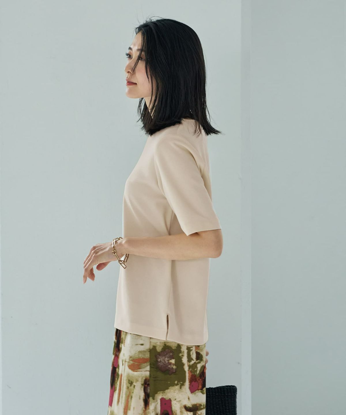 着用イメージ 164cm Sサイズ エクリュ