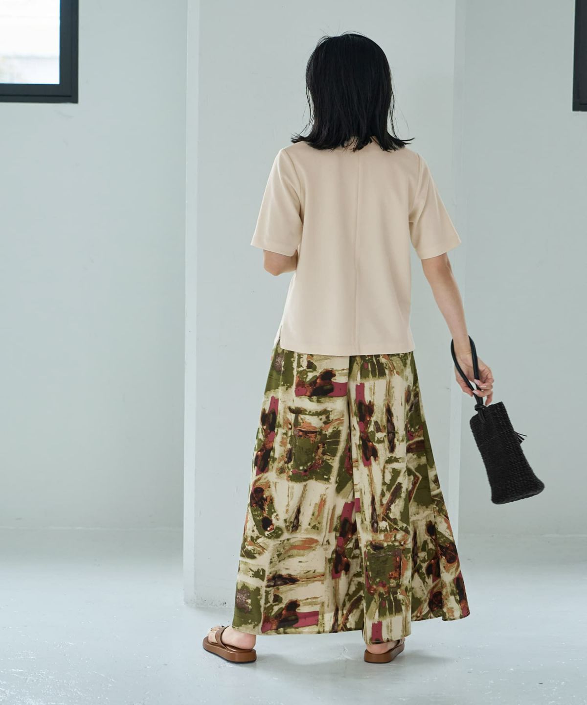 着用イメージ 164cm Sサイズ エクリュ