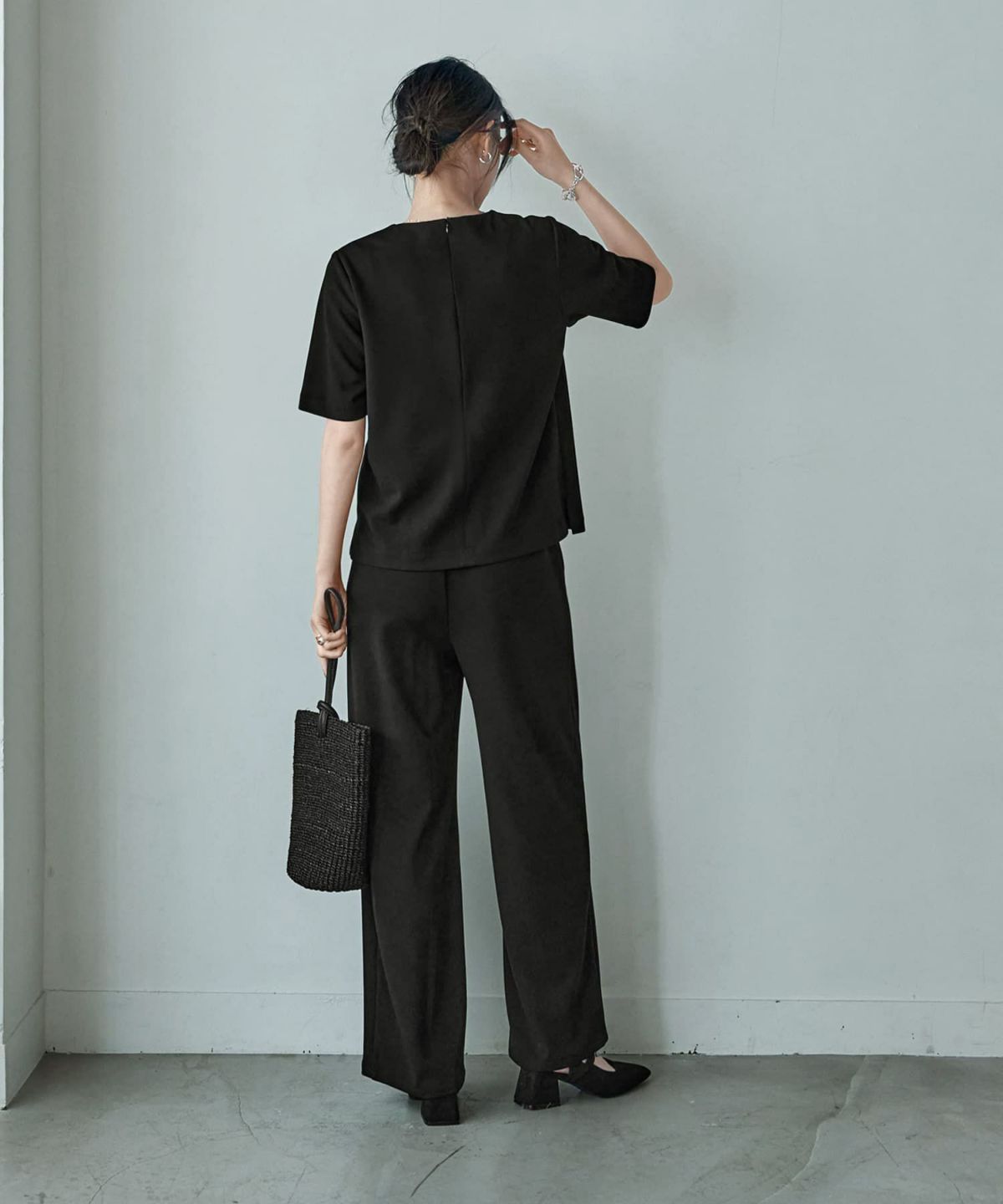 着用イメージ 166cm Sサイズ ブラック