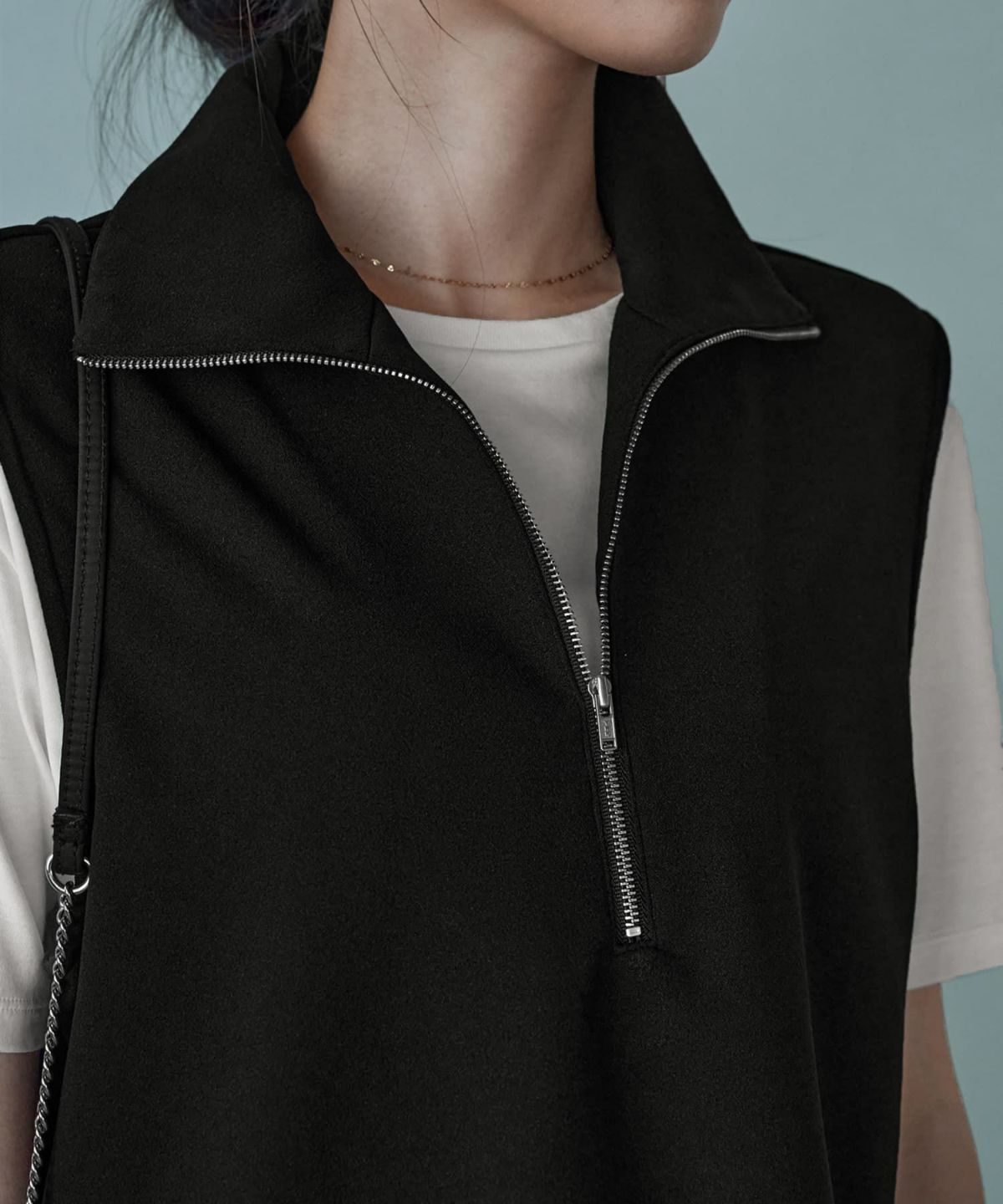 着用イメージ 166cm　ブラック