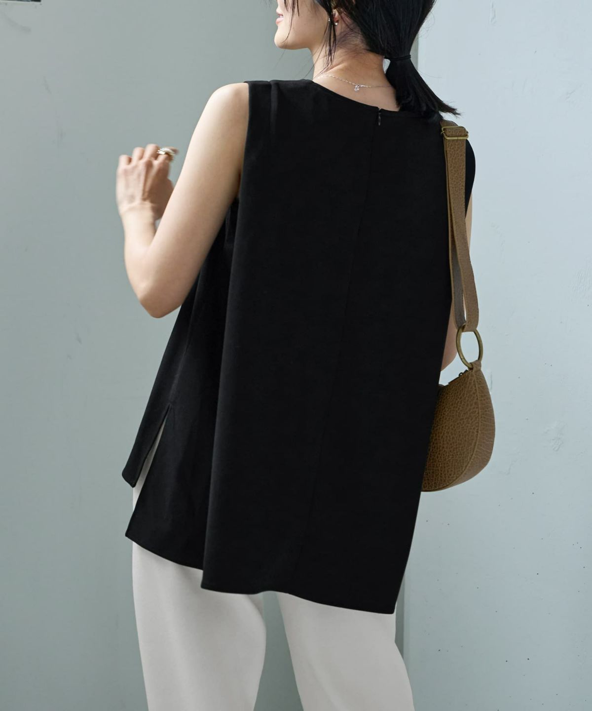 着用イメージ 164cm ブラック