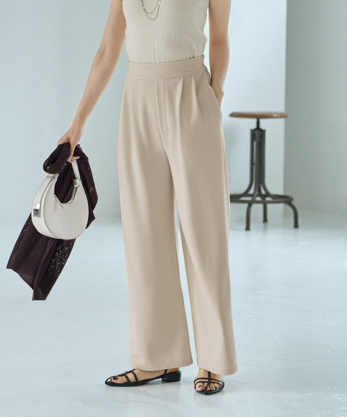 着用イメージ 164cm　Sサイズ　エクリュ