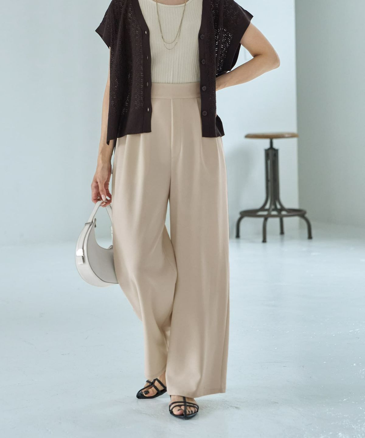 着用イメージ 164cm　Sサイズ　エクリュ