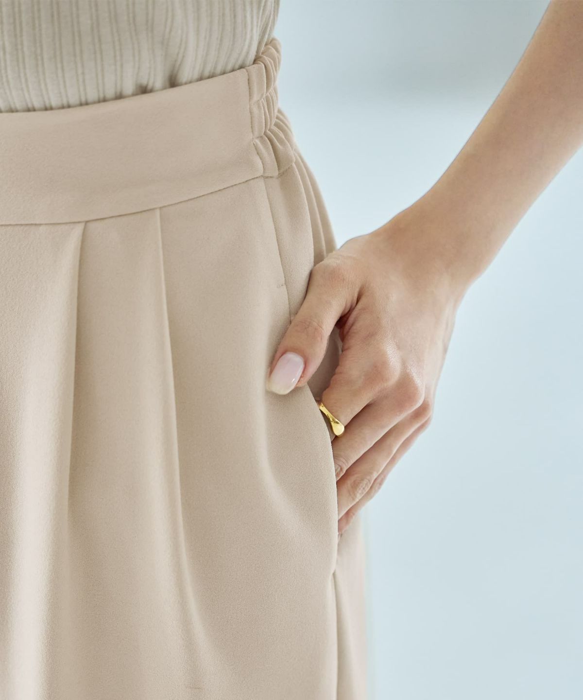 着用イメージ 164cm　Sサイズ　エクリュ