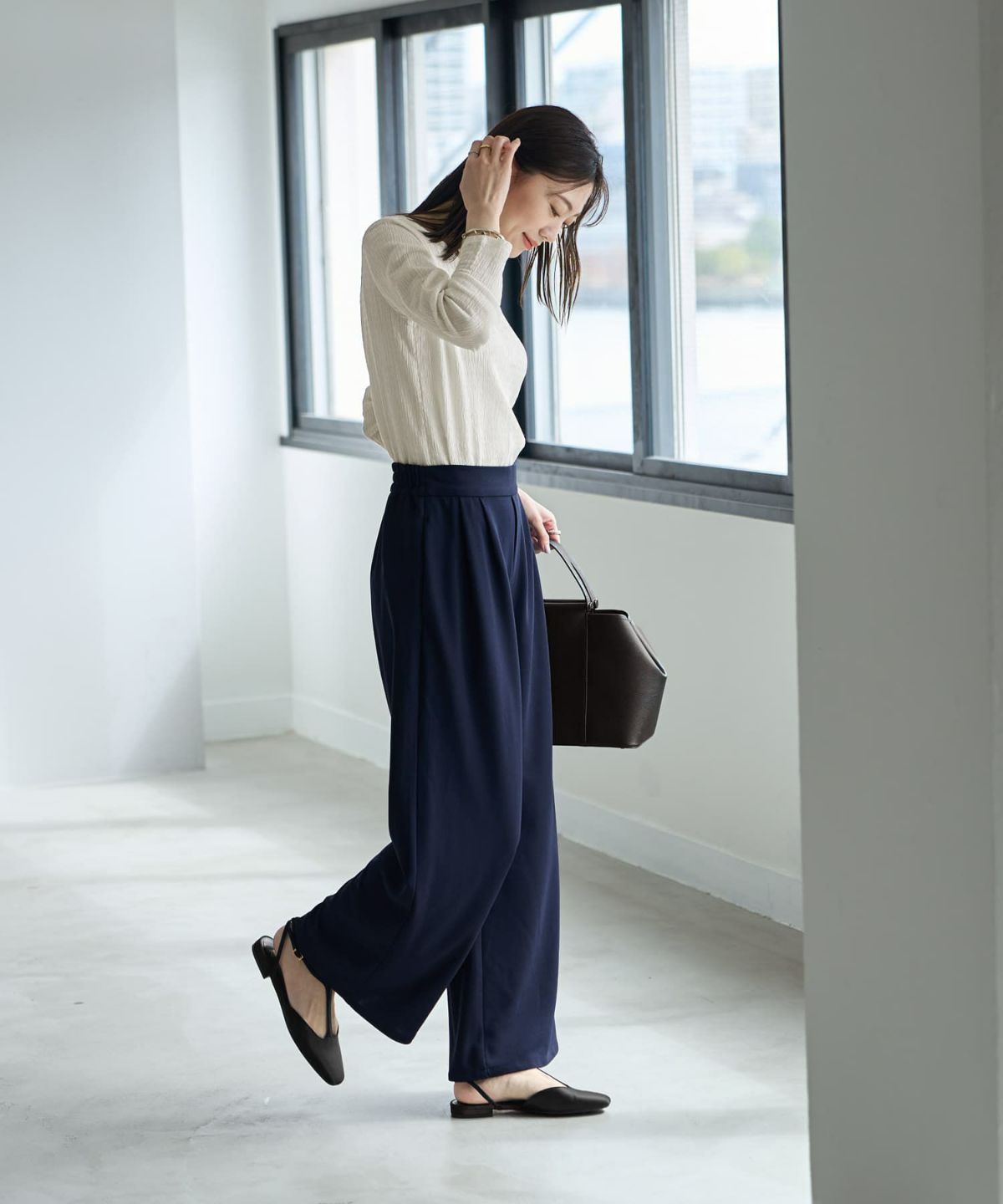 着用イメージ 166cm　Sサイズ　ネイビー