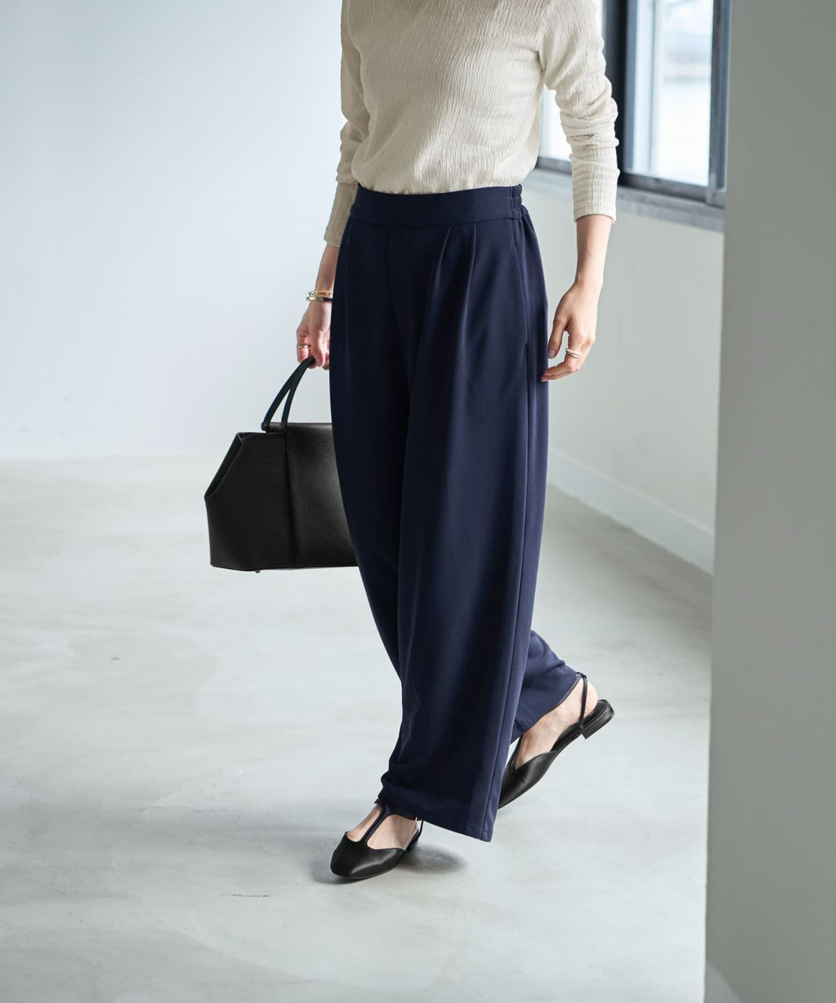 着用イメージ 166cm　Sサイズ　ネイビー