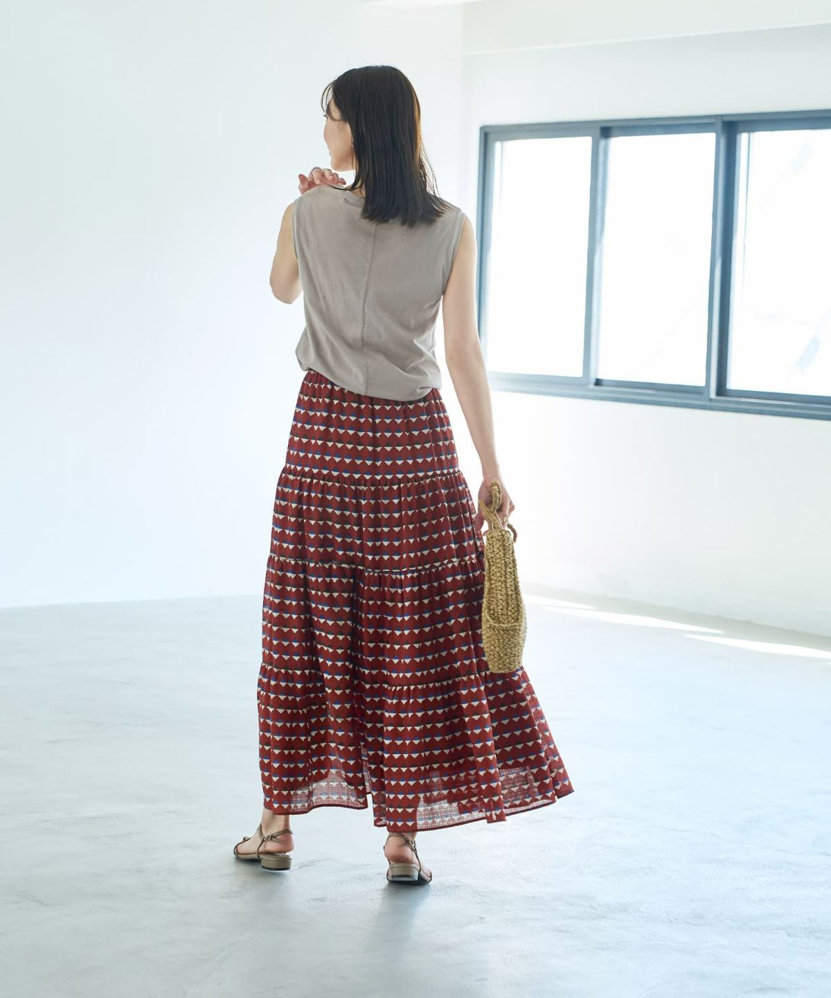 着用イメージ 166㎝　02サイズ　レンガレッド