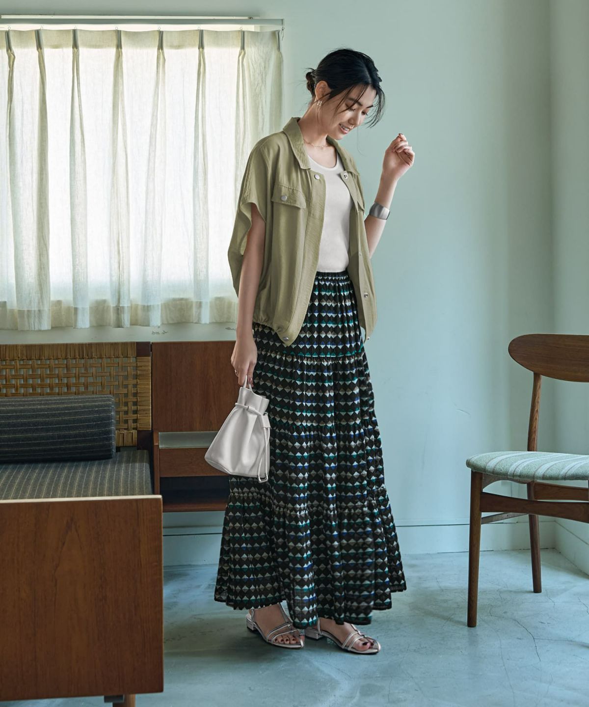 着用イメージ 166㎝　02サイズ　ブラック