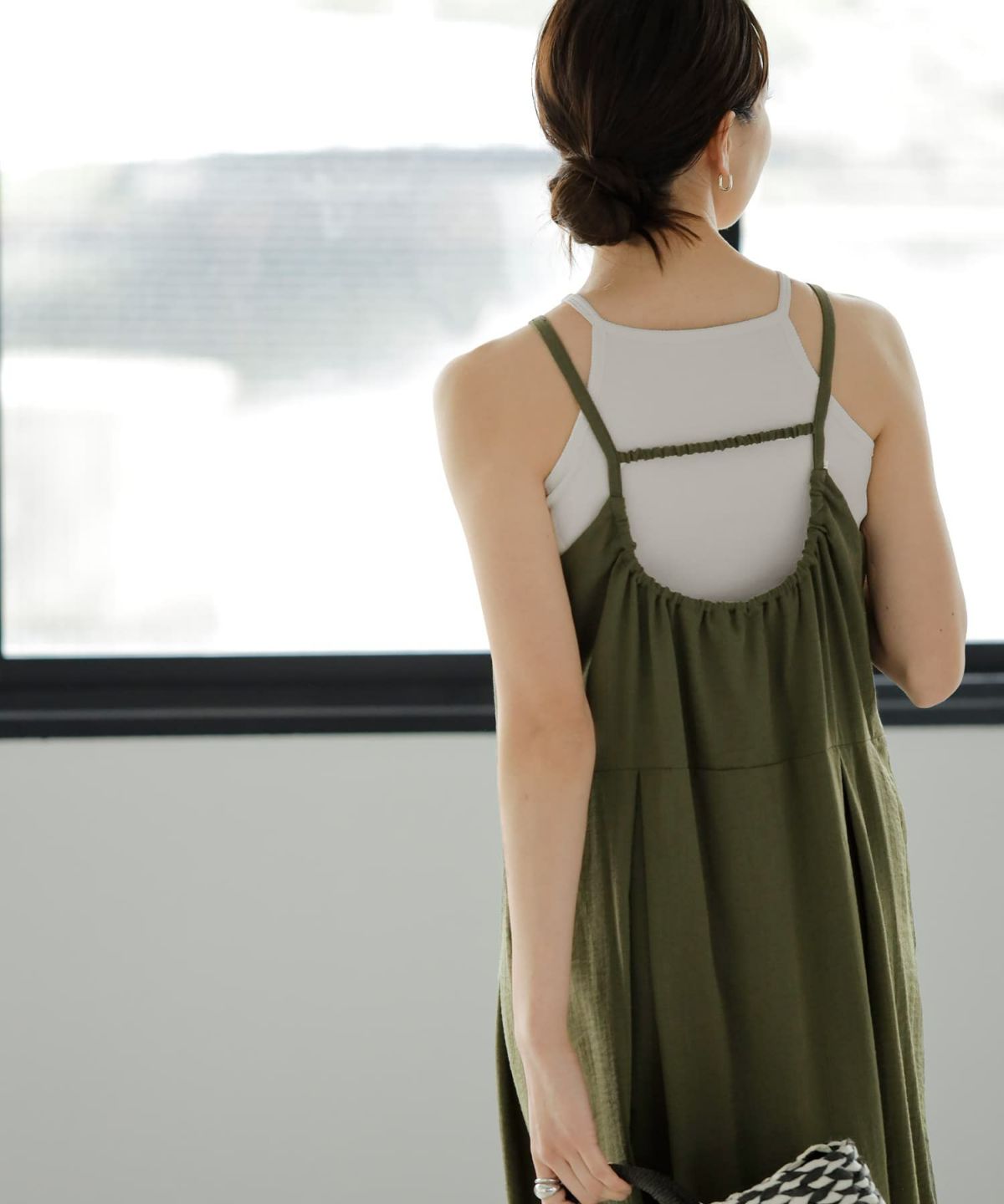 着用イメージ 165cm 02サイズ カーキ 