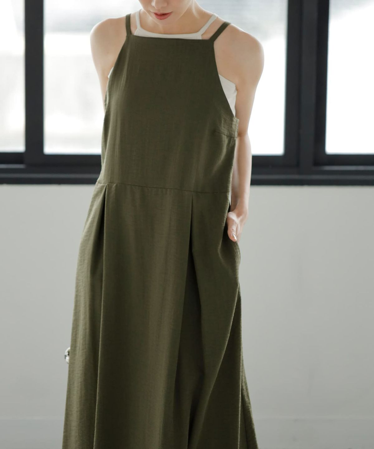 着用イメージ 165cm 02サイズ カーキ 