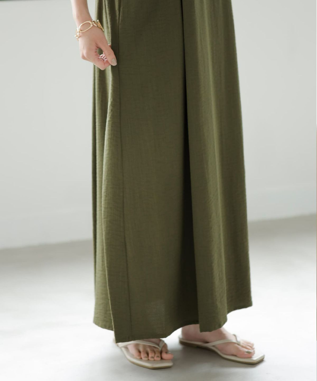 着用イメージ 165cm 02サイズ カーキ 