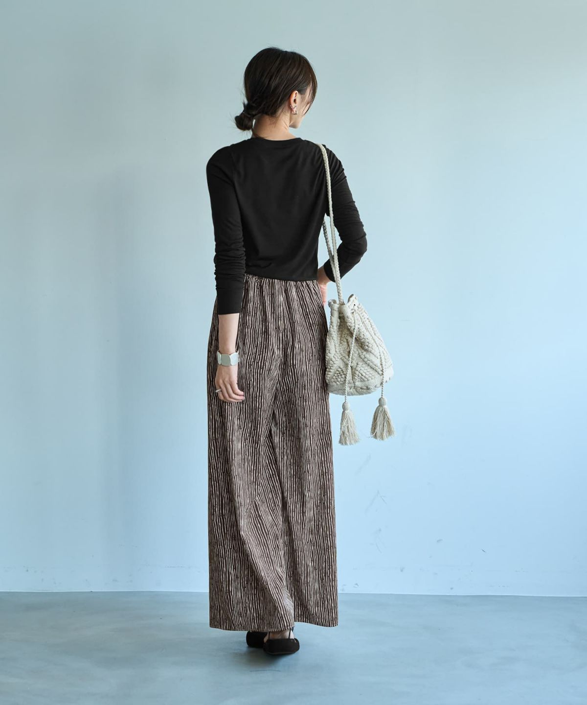 着用イメージ 166㎝　02サイズ　ブラウン