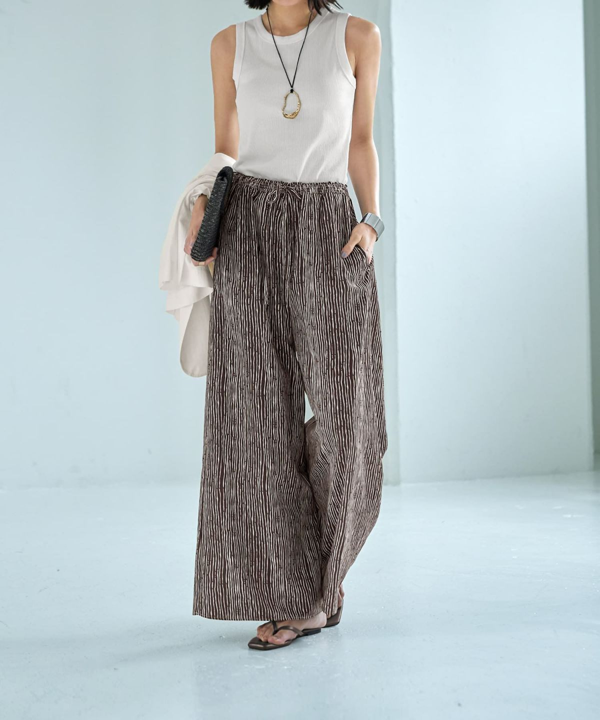 着用イメージ 166㎝　02サイズ　ブラウン