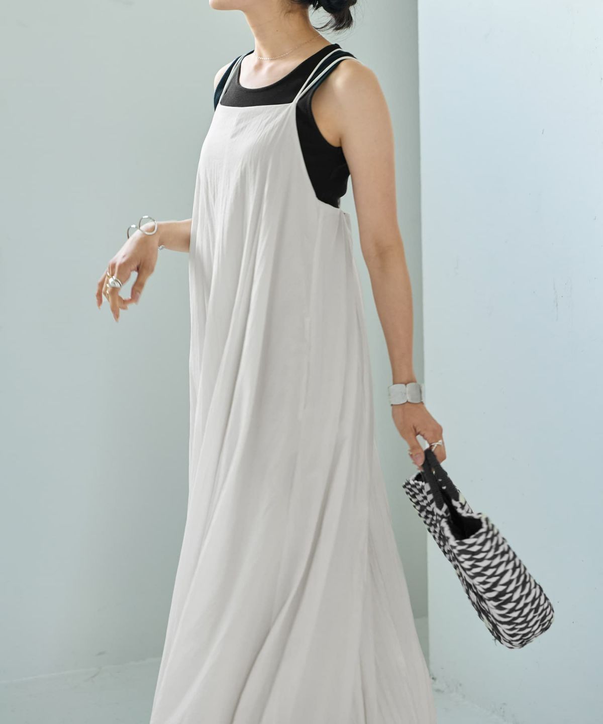 着用イメージ 164cm 02サイズ ホワイト