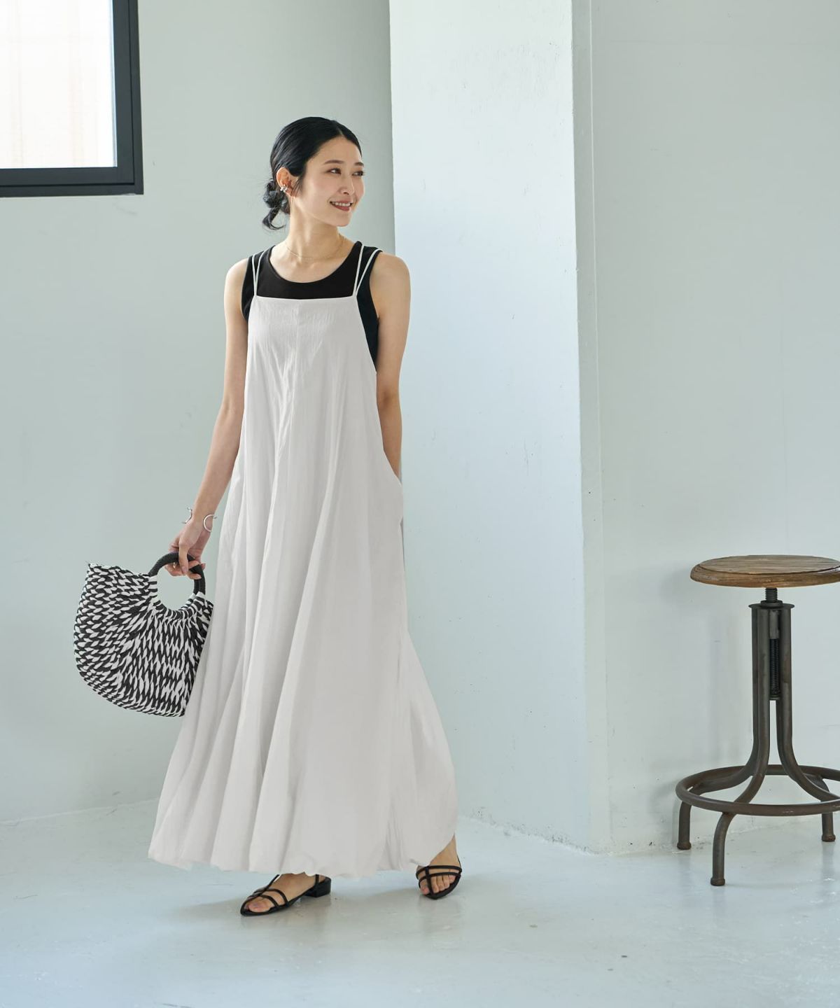 着用イメージ 164cm 02サイズ ホワイト