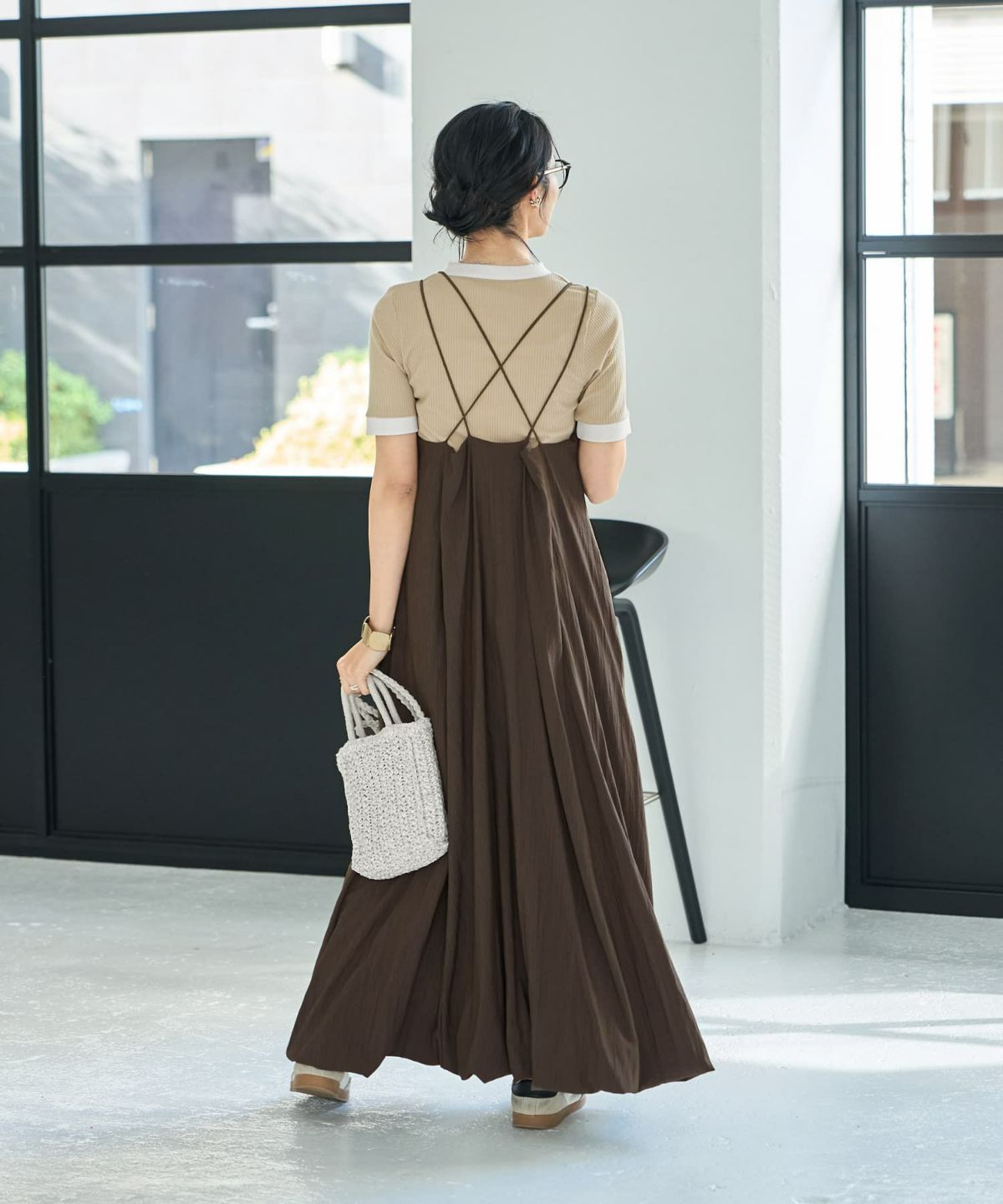 着用イメージ 167cm 02サイズ セピアブラウン