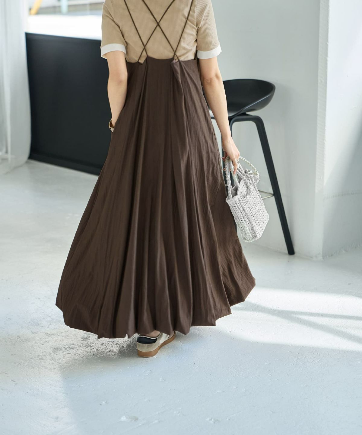 着用イメージ 167cm 02サイズ セピアブラウン