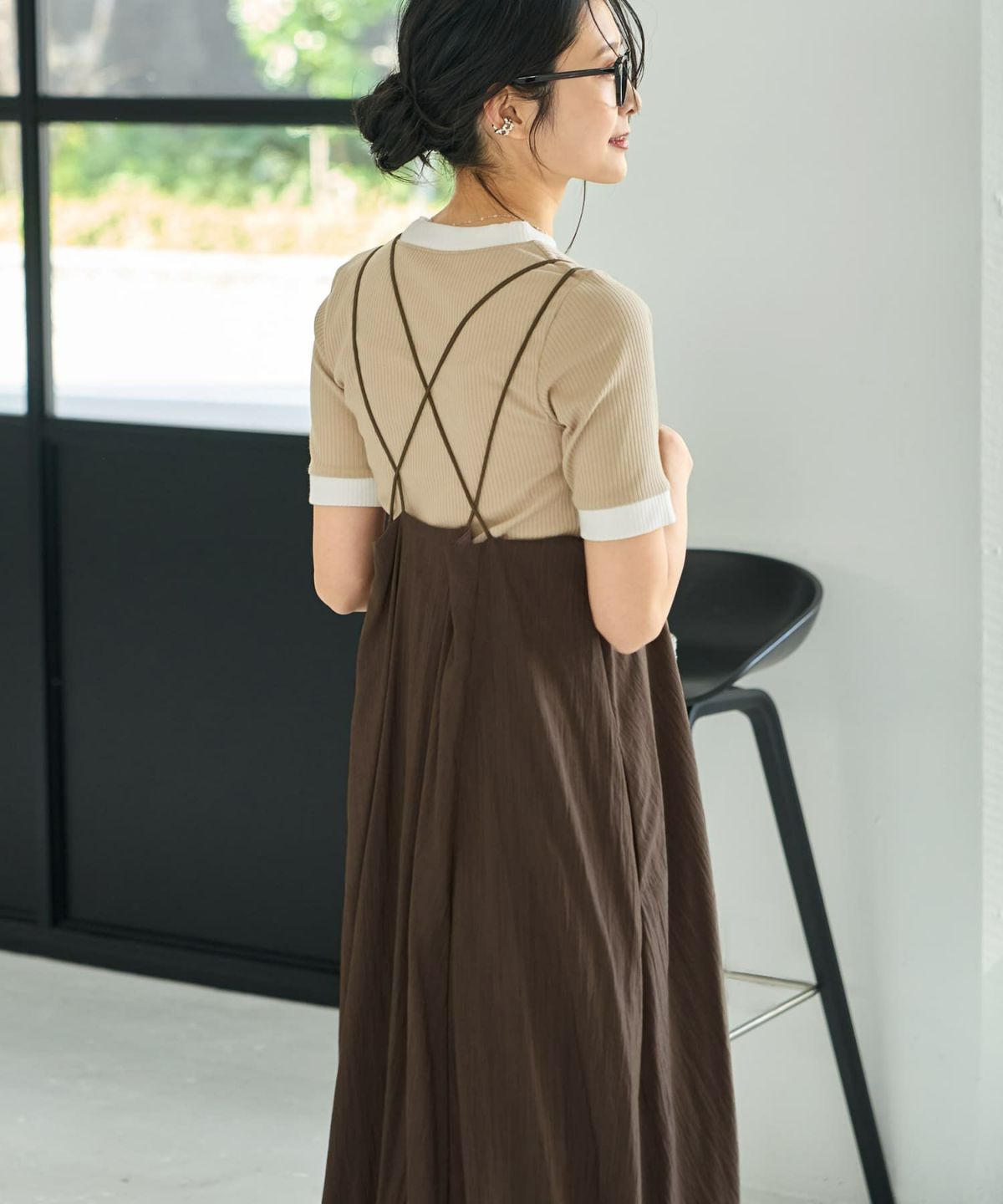 着用イメージ 167cm 02サイズ セピアブラウン