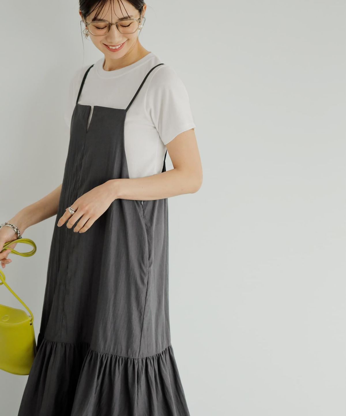 着用イメージ 165cm 02サイズ チャコール