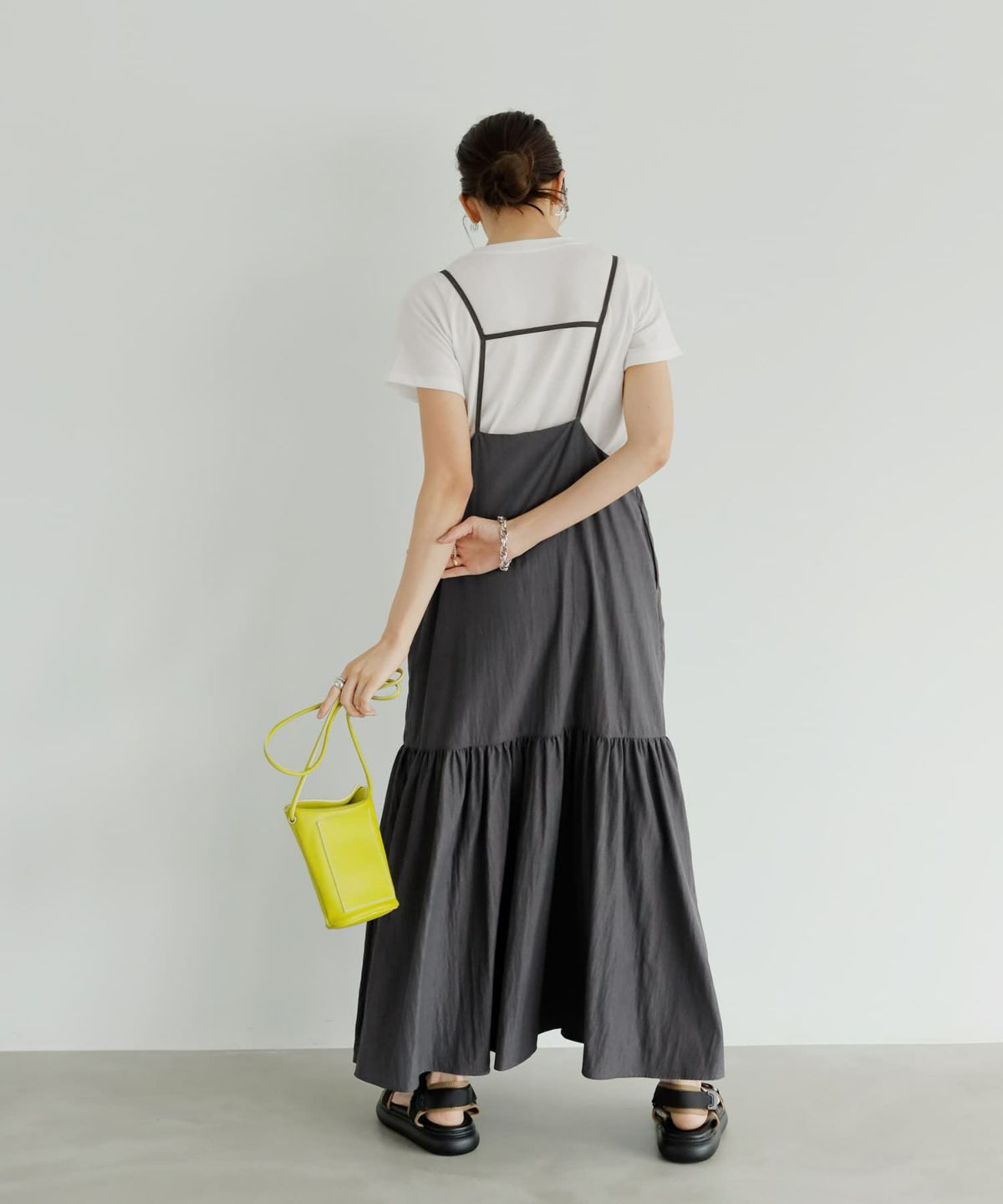 着用イメージ 165cm 02サイズ チャコール