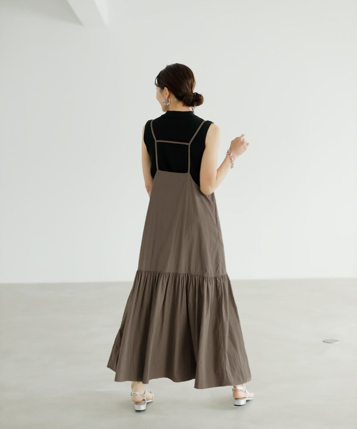 着用イメージ 165cm 02サイズ ダークサンド