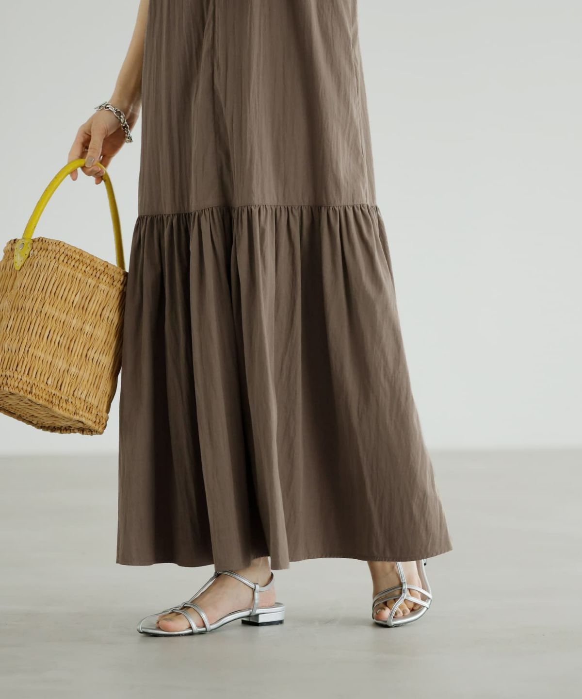 着用イメージ 165cm 02サイズ ダークサンド