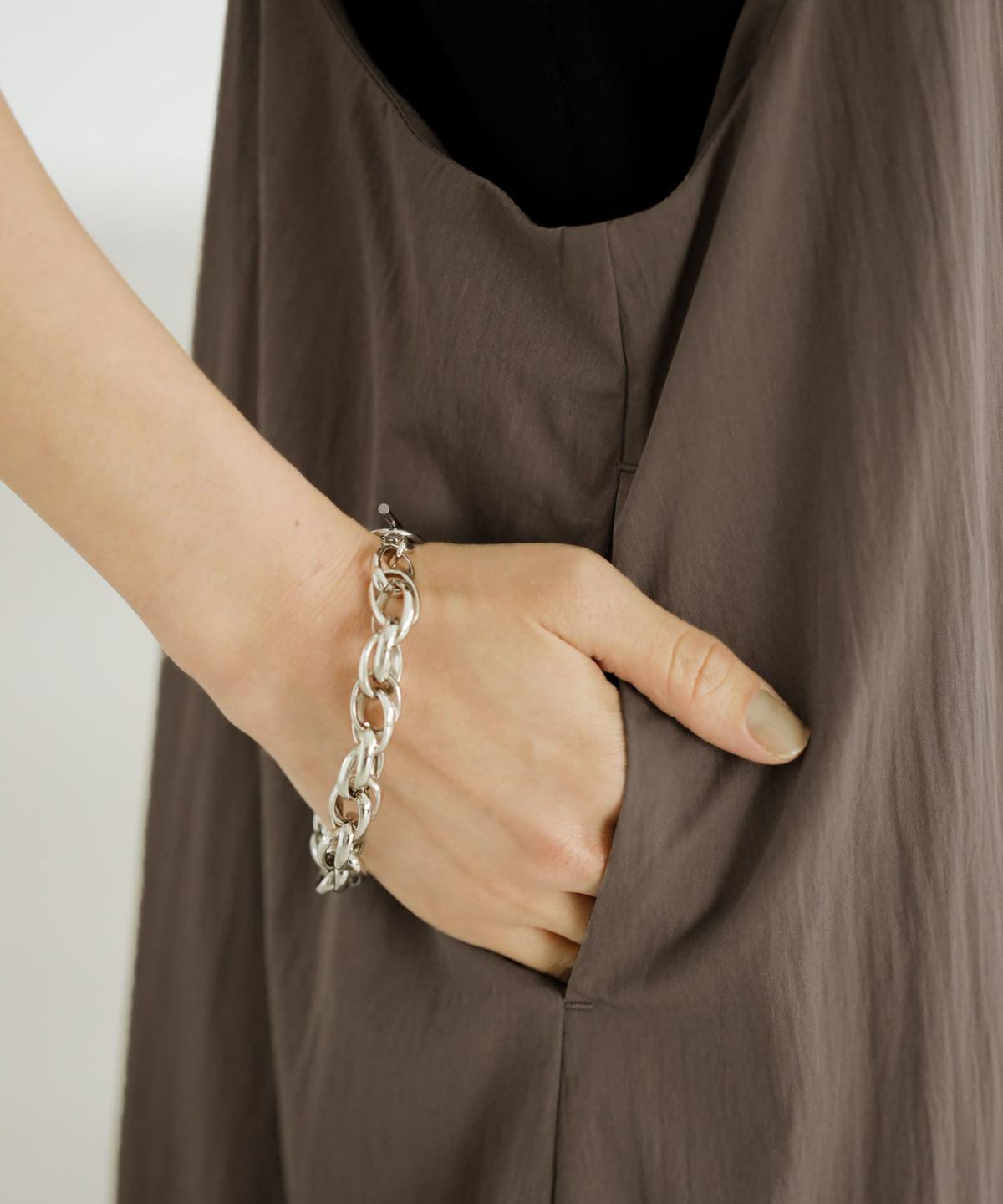 着用イメージ 165cm 02サイズ ダークサンド