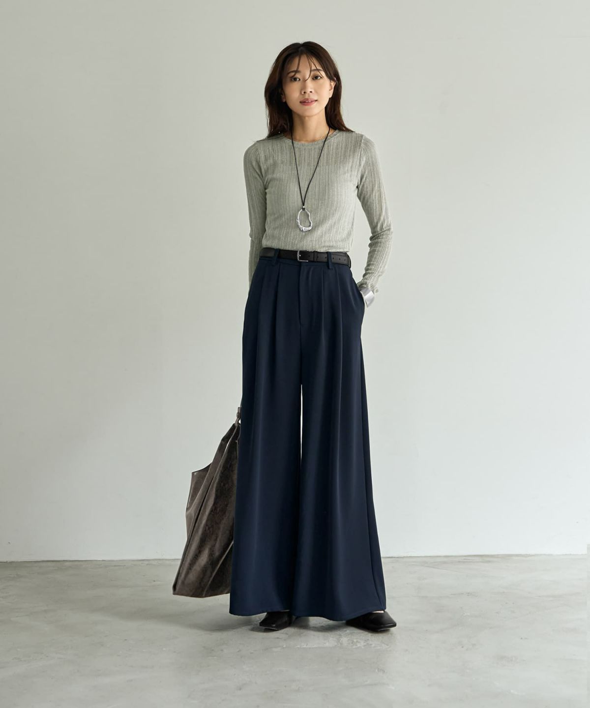 着用イメージ 166㎝　02サイズ　ネイビー