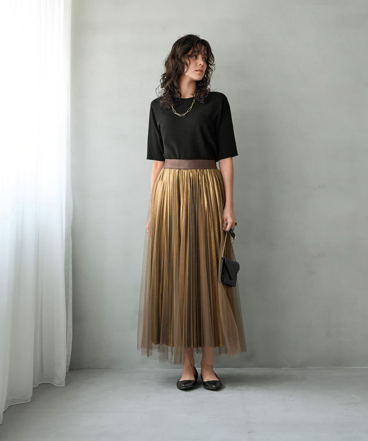着用イメージ 167㎝　02サイズ　ゴールド