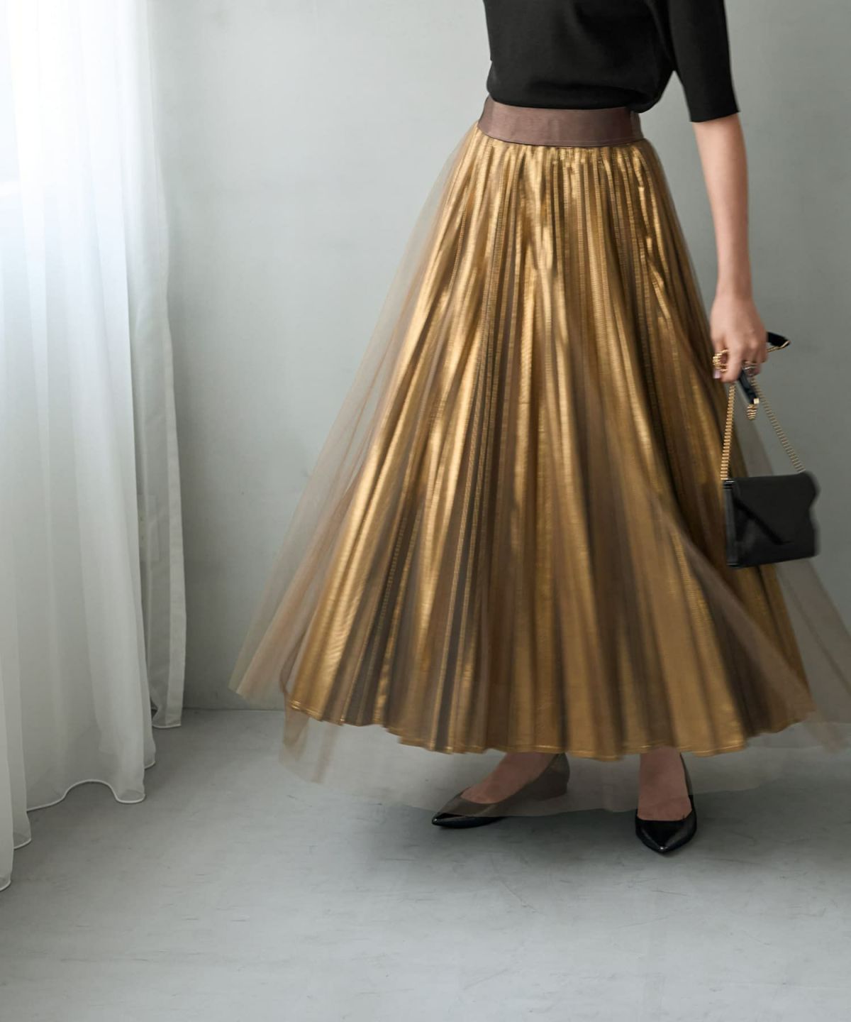 着用イメージ 167㎝　02サイズ　ゴールド