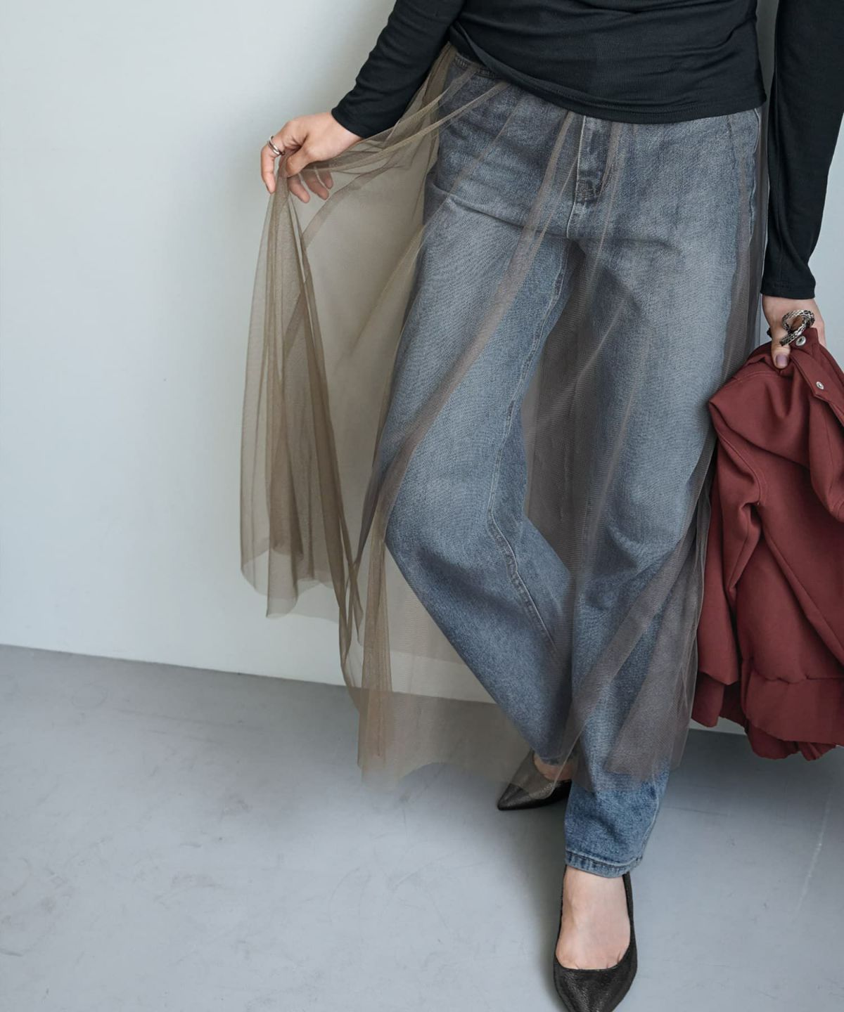 着用イメージ 167㎝　02サイズ　ゴールド