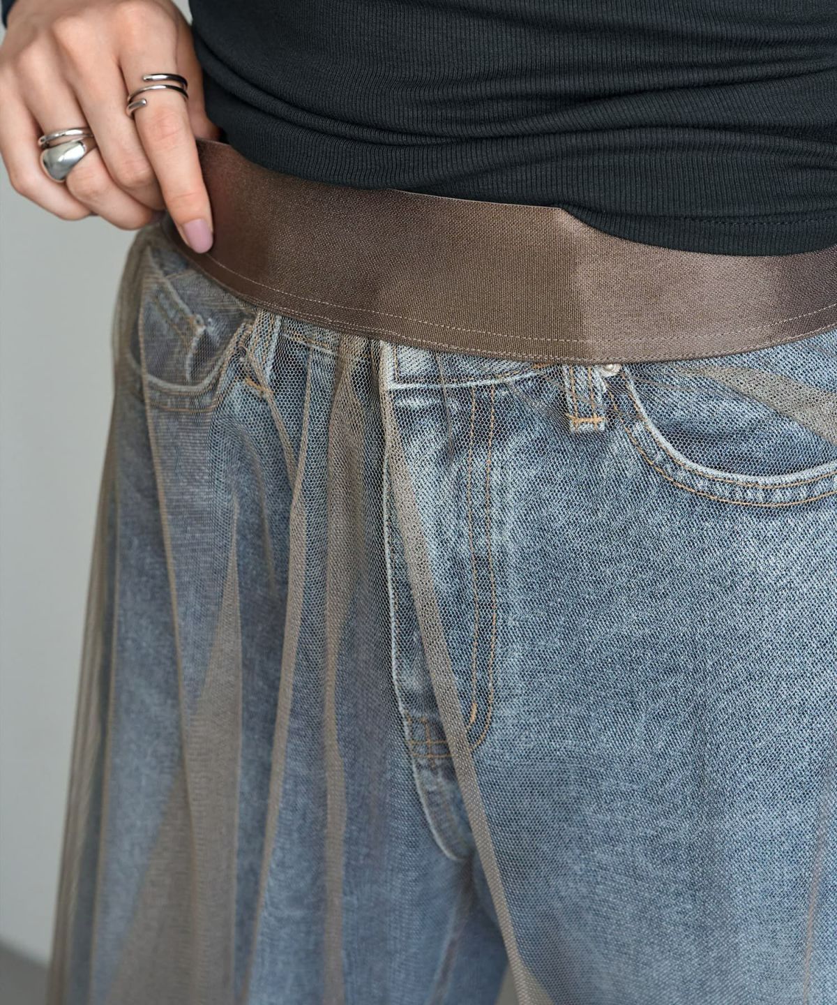 着用イメージ 167㎝　02サイズ　ゴールド