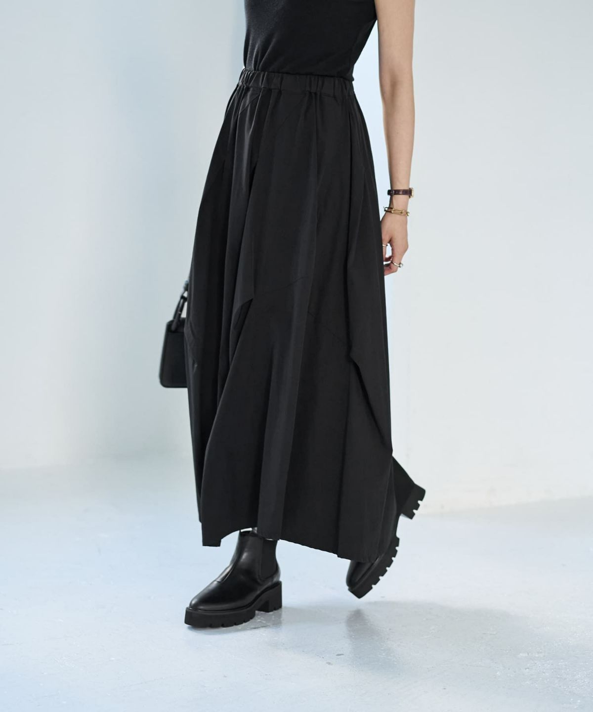 着用イメージ 166cm ブラック 02サイズ