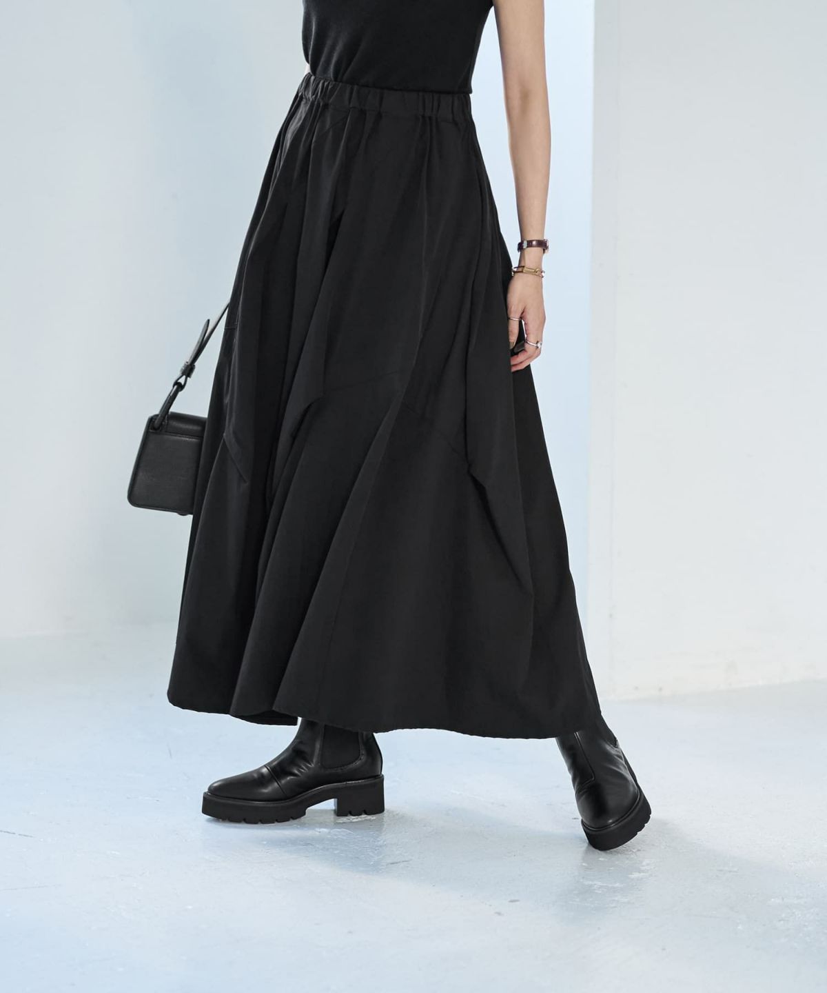 着用イメージ 166cm ブラック 02サイズ