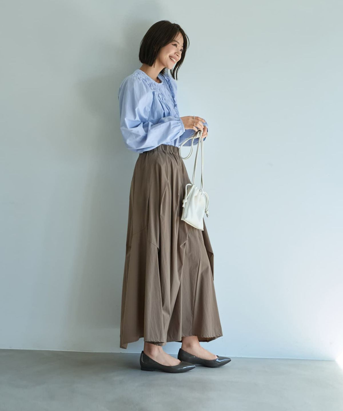 着用イメージ 167cm サンドベージュ 02サイズ