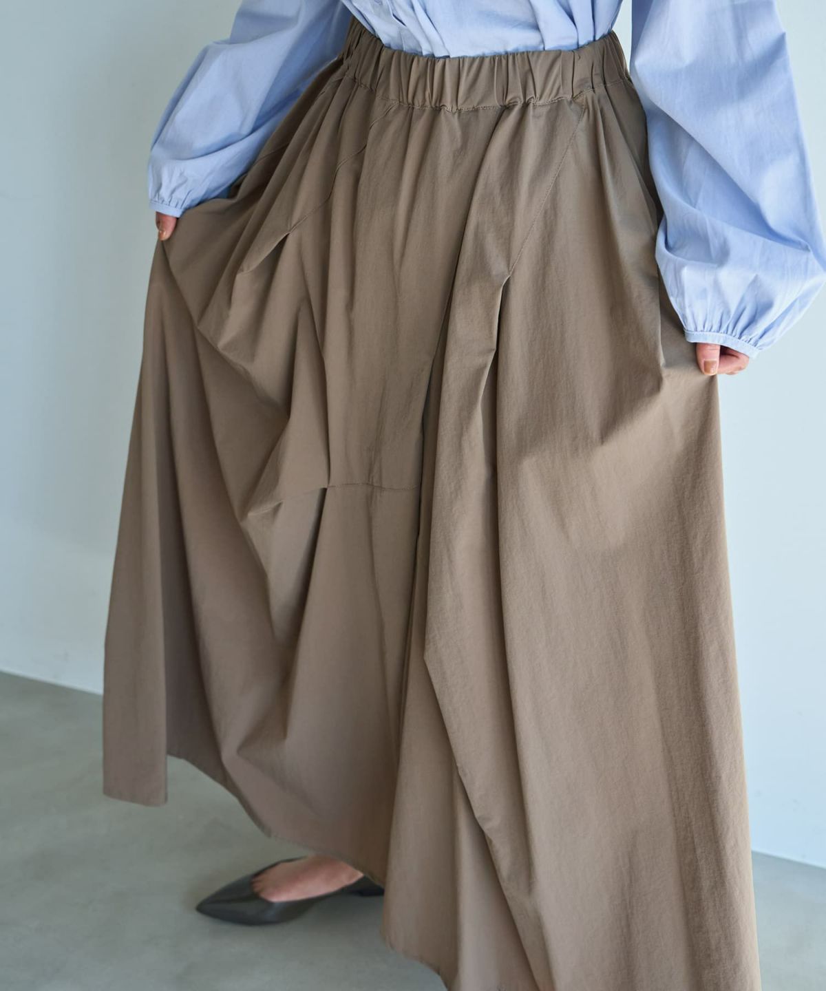 着用イメージ 167cm サンドベージュ 02サイズ