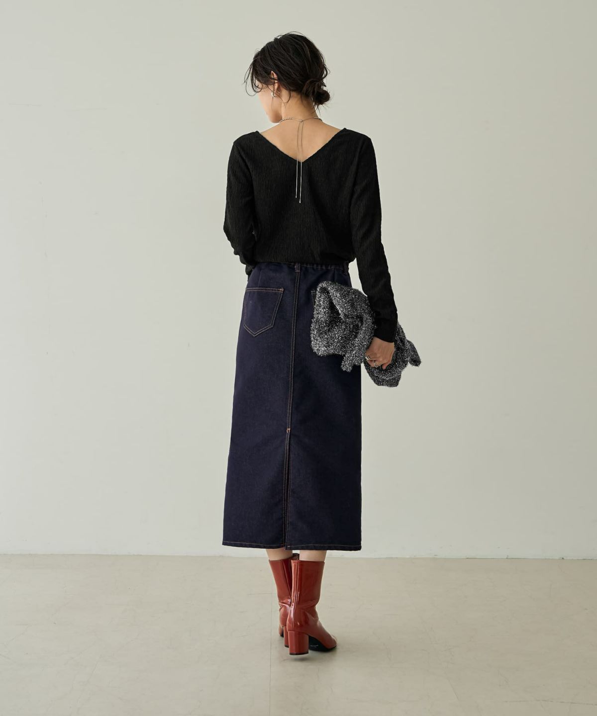 着用イメージ 166㎝　ブラック