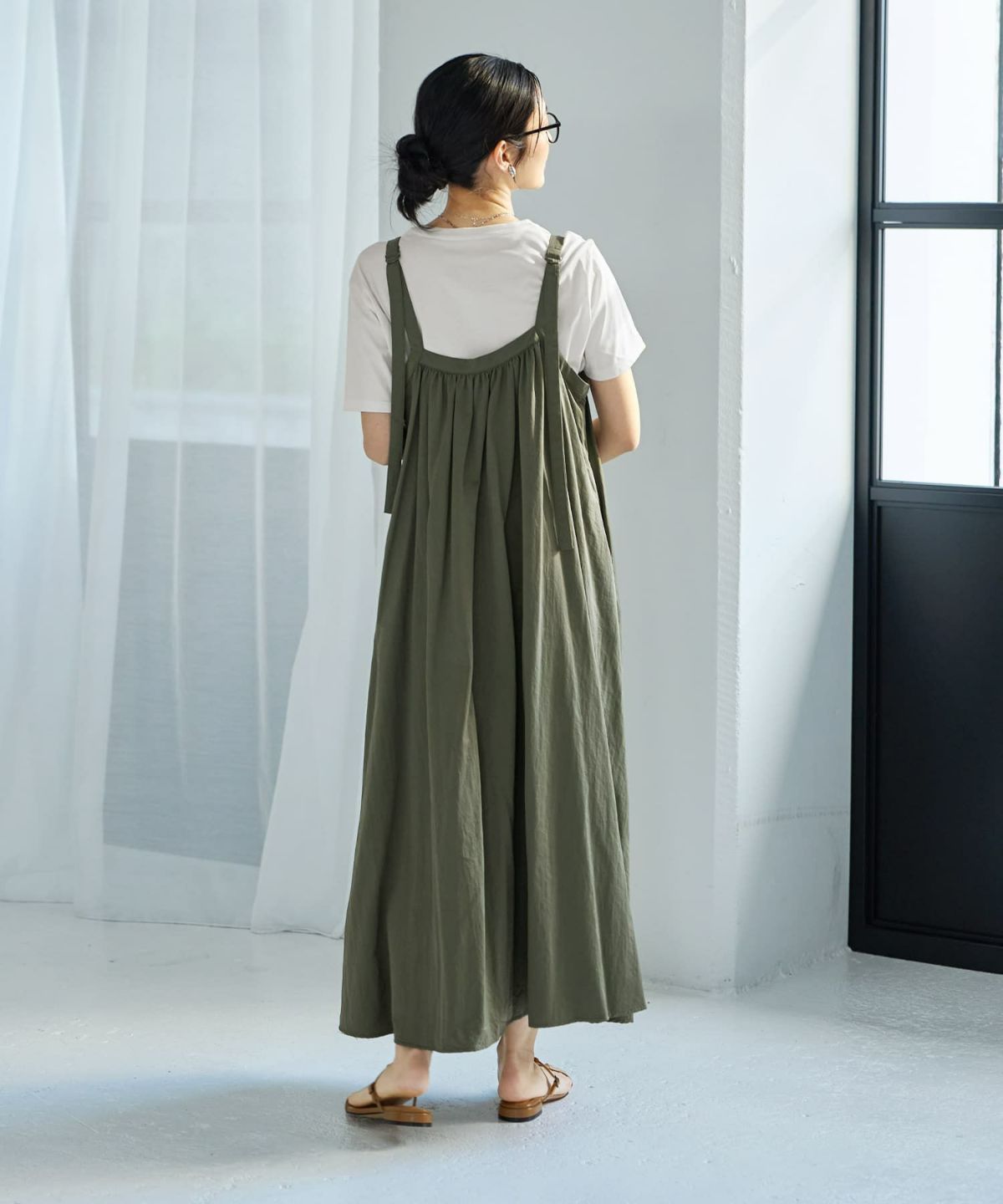 着用イメージ 164cm 02サイズ カーキ