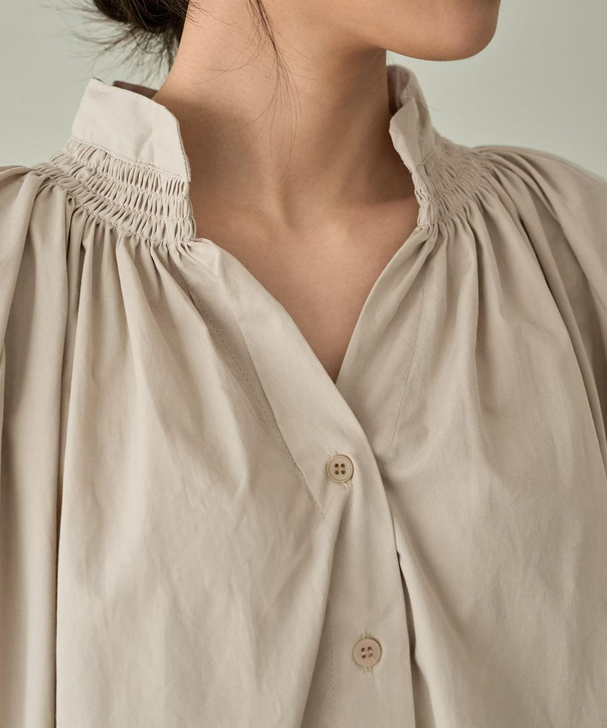 着用イメージ 166㎝　ベージュ