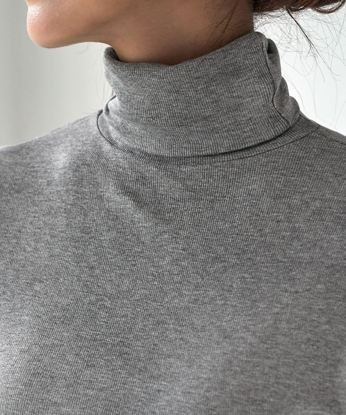 着用イメージ 166cm グレー