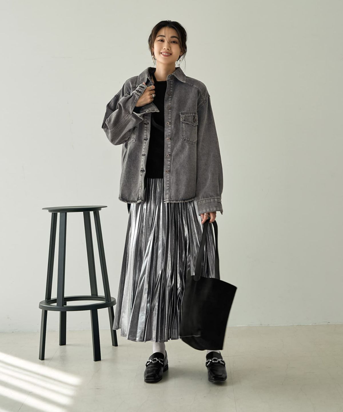 着用イメージ 166㎝　ブラック