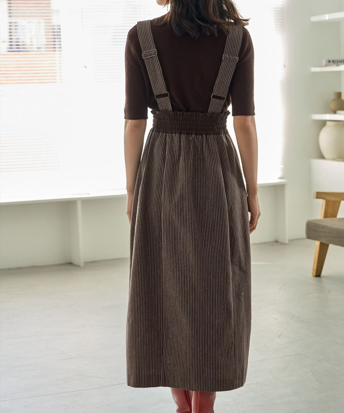 着用イメージ 166cm Sサイズ ブラウン